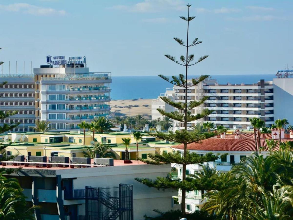 Ferienwohnung Penthouse In Playa Del Ingles With Lovely View Exterior foto